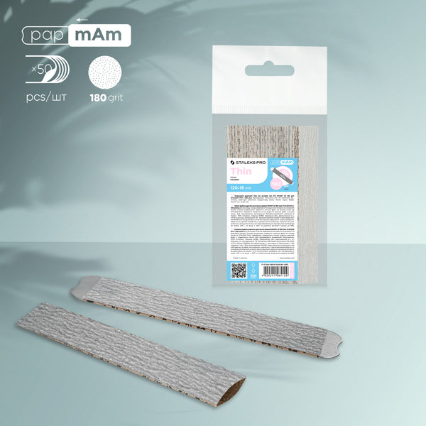 STALEKS SMART 20 Disposable files papmAm for straight nail file